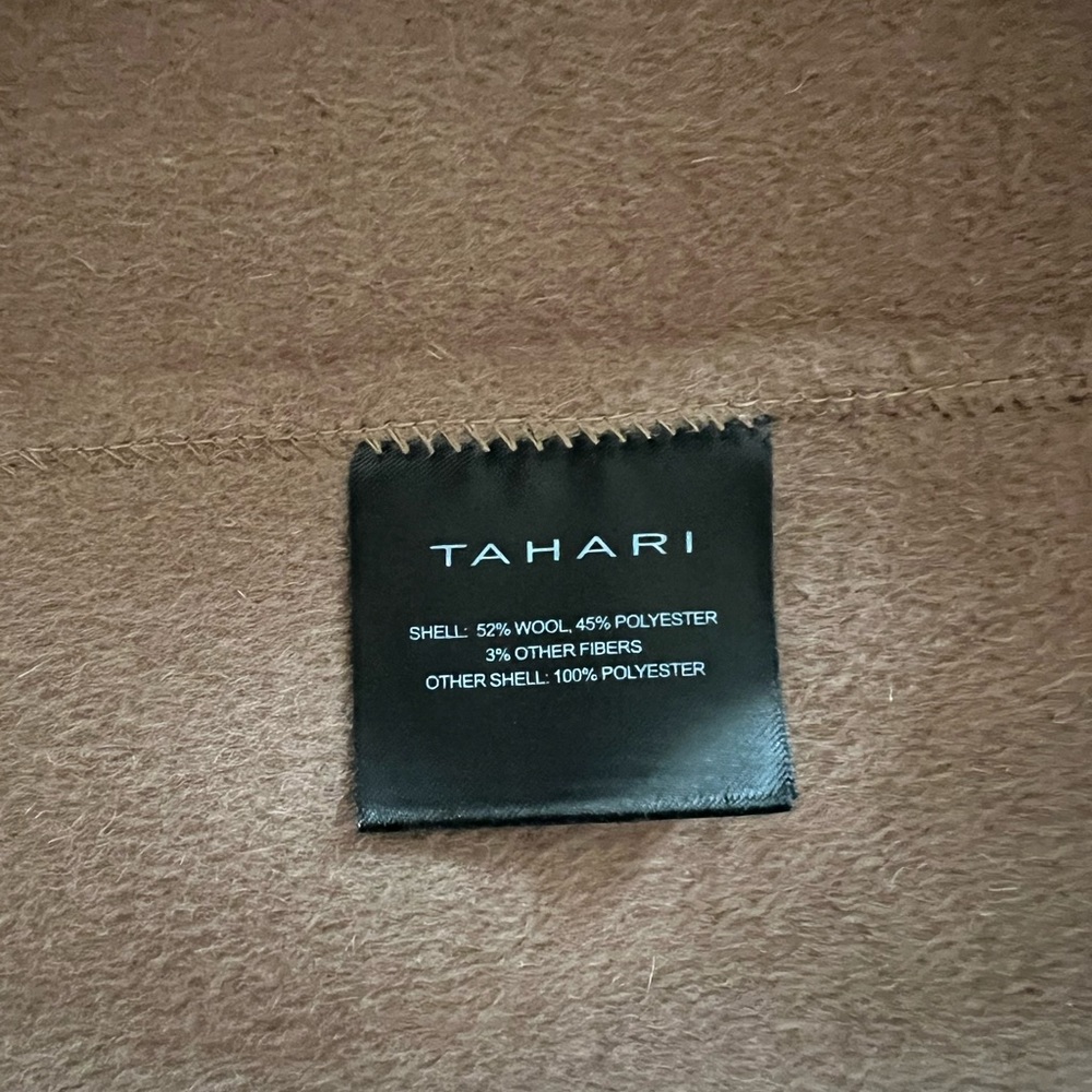 Belted wool coat, Tahar wool coat